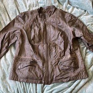 EUC Bernardo 1x Faux-leather Moto Jacket